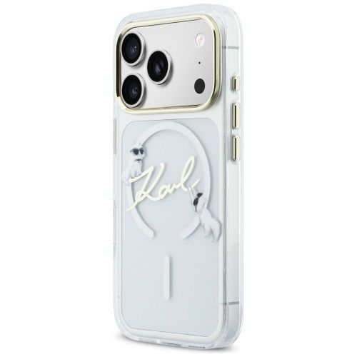 Alternative view of Θήκη Karl Lagerfeld IML Choupettes Karl Script Logo MagSafe Clear iPhone 17 Pro Max