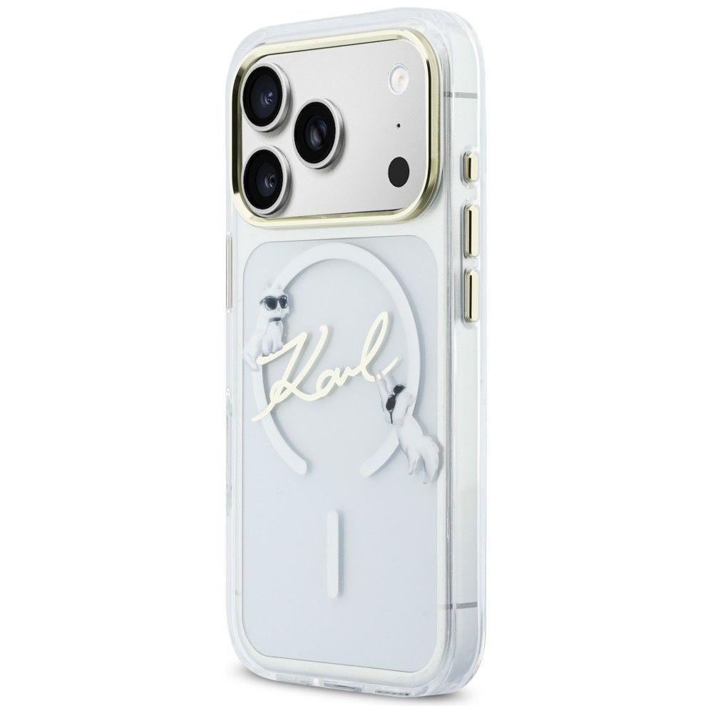 Θήκη Karl Lagerfeld IML Choupettes Karl Script Logo MagSafe Clear iPhone 17 Pro Max ΘΗΚΕΣ KARL LAGERFELD Θήκη Karl Lagerfeld IML Choupettes Karl Script Logo MagSafe Clear iPhone 17 Pro Max - Image 2