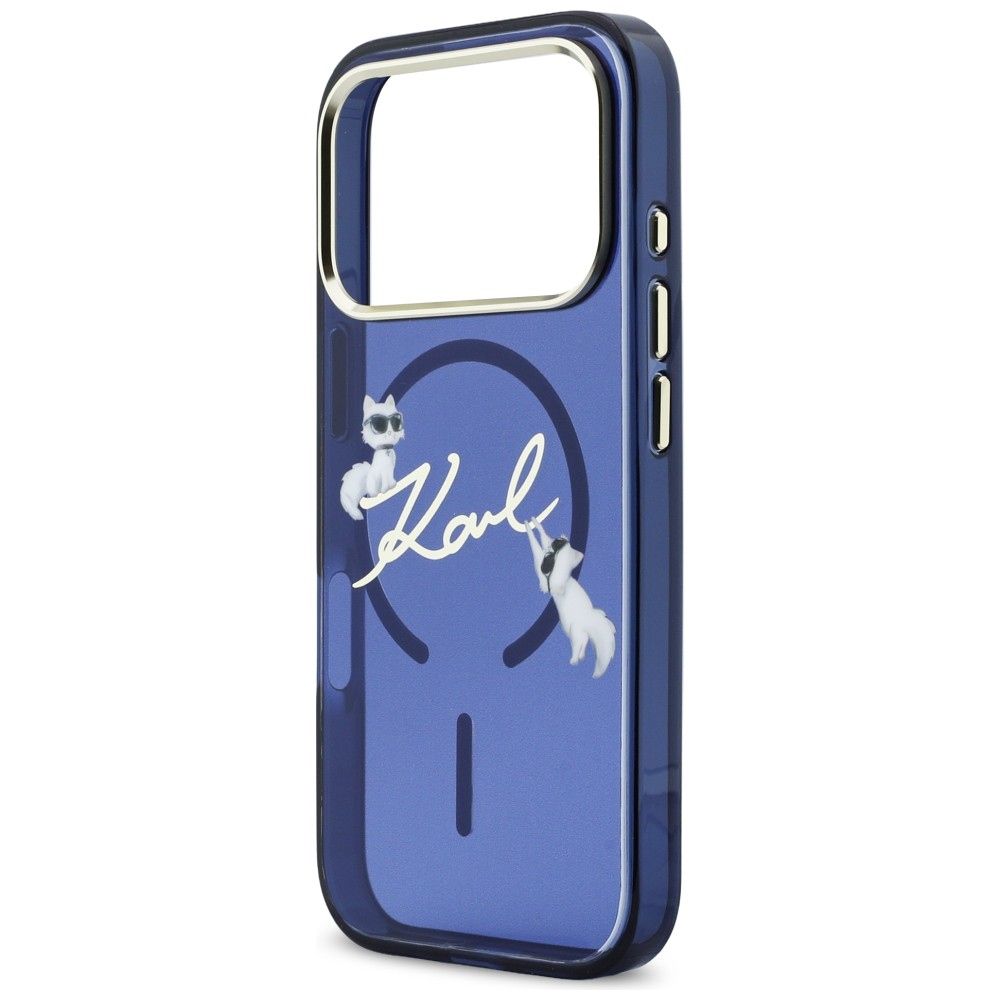 Θήκη Karl Lagerfeld IML Choupettes Karl Script Logo MagSafe Blue iPhone 17 Pro Max ΘΗΚΕΣ KARL LAGERFELD Θήκη Karl Lagerfeld IML Choupettes Karl Script Logo MagSafe Blue iPhone 17 Pro Max - Image 6