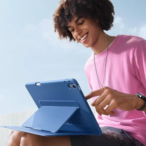 Alternative view of Θήκη ESR Flip Magnetic with Pencil Holder Blue iPad 10th/11th