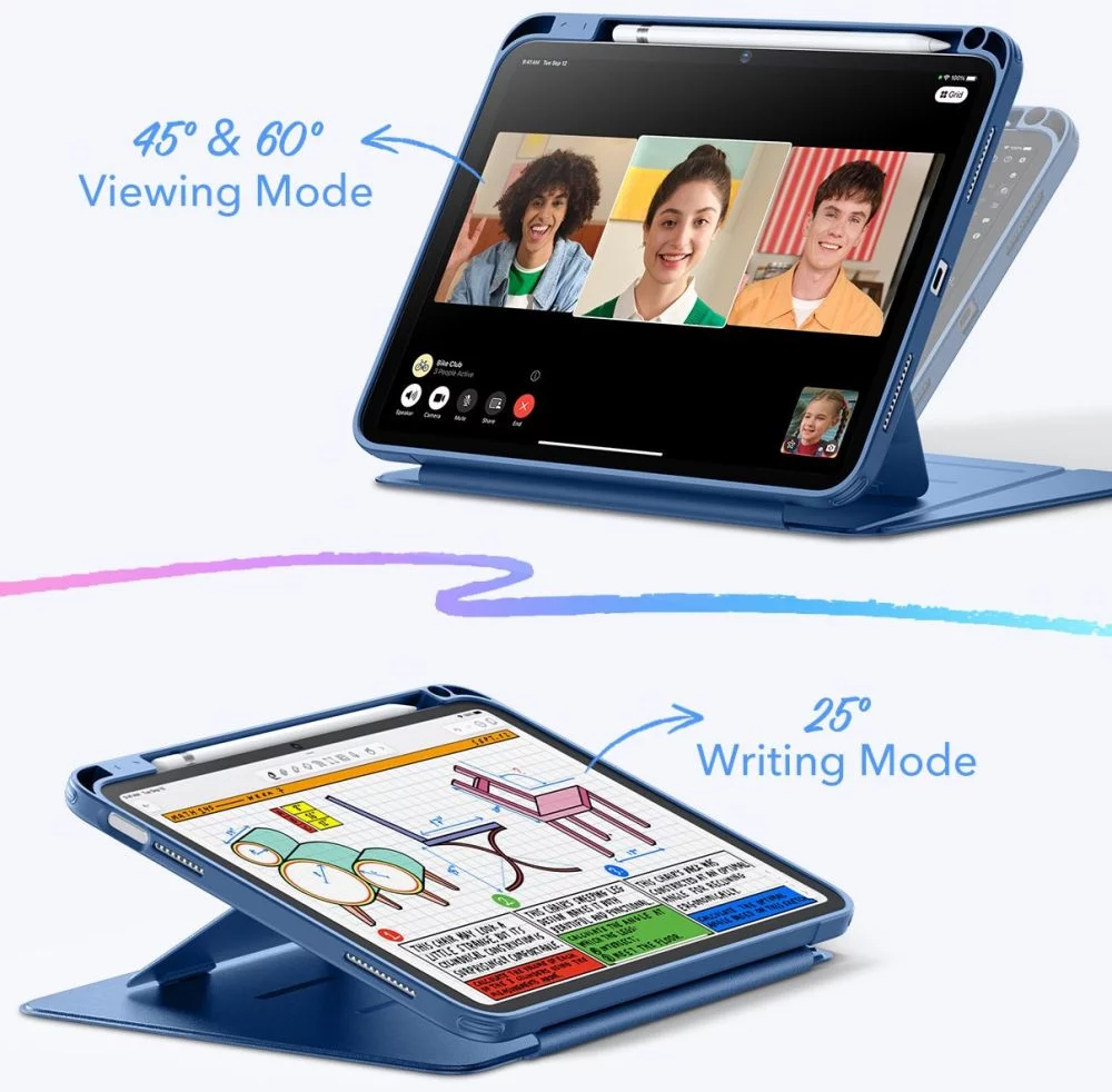 Θήκη ESR Flip Magnetic with Pencil Holder Blue iPad 10th/11th ΘΗΚΕΣ ESR Θήκη ESR Flip Magnetic with Pencil Holder Blue iPad 10th/11th - Image 3