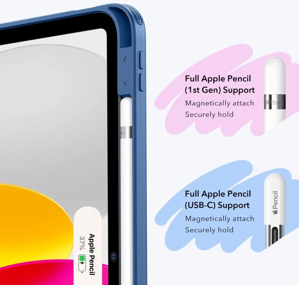 Θήκη ESR Flip Magnetic with Pencil Holder Blue iPad 10th/11th ΘΗΚΕΣ ESR Θήκη ESR Flip Magnetic with Pencil Holder Blue iPad 10th/11th - Image 4