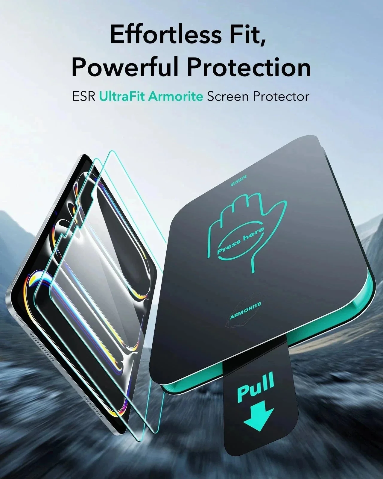 ESR UltraFit Classic Tempered Glass iPad Pro 11 2024/2025 (2-Pack) ΠΡΟΣΤΑΣΙΑ ΟΘΟΝΗΣ ESR ESR UltraFit Classic Tempered Glass iPad Pro 11 2024/2025 (2-Pack) - Image 6