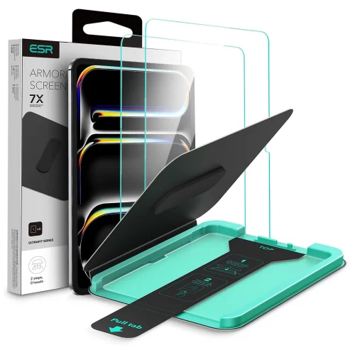 ESR UltraFit Armorite Tempered Glass iPad Pro 11 (2024/2025) (2-Pack) ΠΡΟΣΤΑΣΙΑ ΟΘΟΝΗΣ ESR ESR UltraFit Armorite Tempered Glass iPad Pro 11 (2024/2025) (2-Pack)
