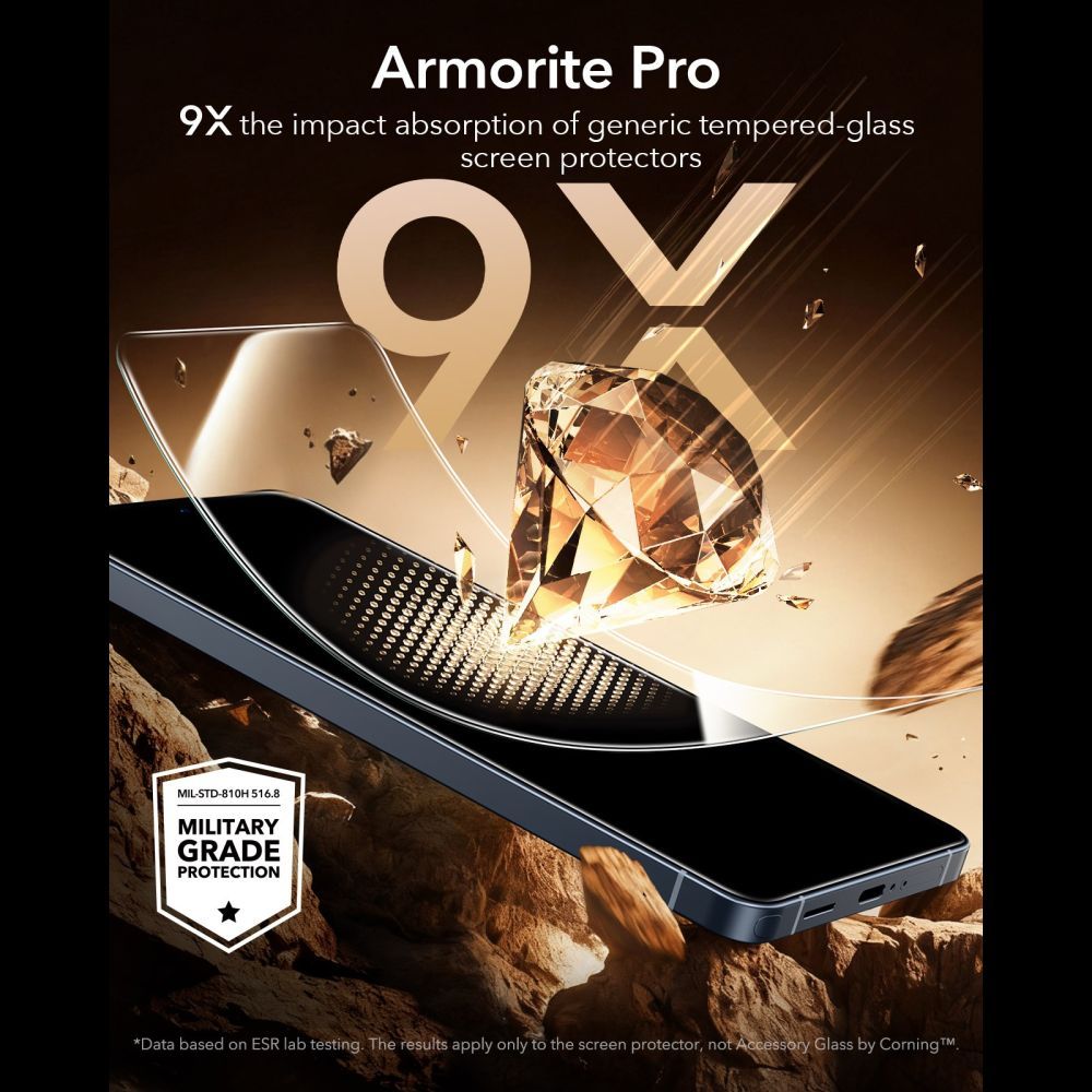 ESR UltraFit Armorite Pro Tempered Glass Samsung Galaxy S26 Ultra ΠΡΟΣΤΑΣΙΑ ΟΘΟΝΗΣ ESR ESR UltraFit Armorite Pro Tempered Glass Samsung Galaxy S26 Ultra - Image 5