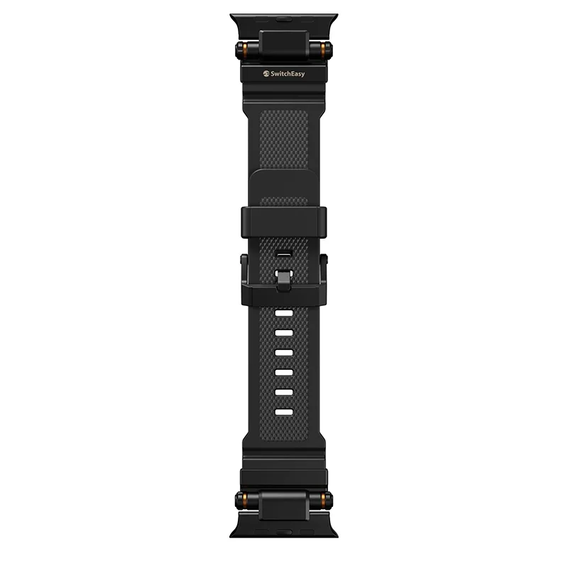 Λουράκι SwitchEasy Rugged Silicone Black Apple Watch 44/45/46/49mm APPLE WATCH SwitchEasy Λουράκι SwitchEasy Rugged Silicone Black Apple Watch 44/45/46/49mm - Image 3