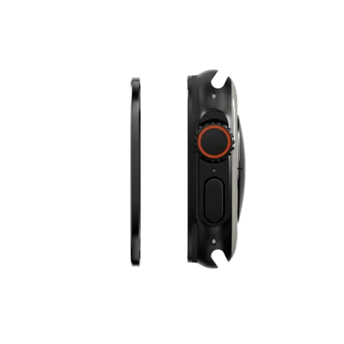 Alternative view of MagEasy Fortiz AR 9H Tempered Glass Black Apple Watch 49mm