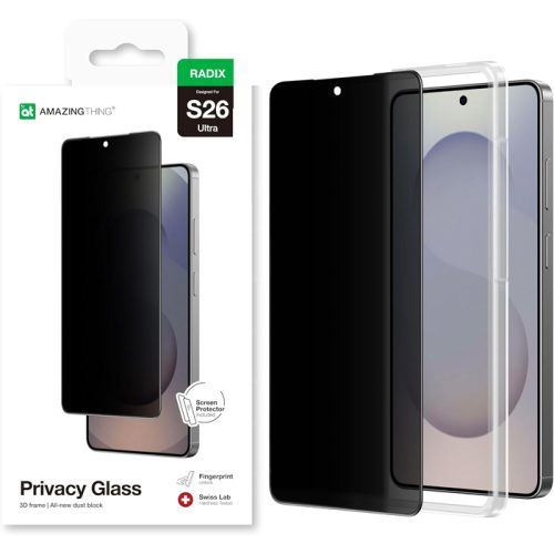 AmazingThing Supreme Radix Privacy Tempered Glass Samsung Galaxy S26 Ultra ΠΡΟΣΤΑΣΙΑ ΟΘΟΝΗΣ AmazingThing AmazingThing Supreme Radix Privacy Tempered Glass Samsung Galaxy S26 Ultra