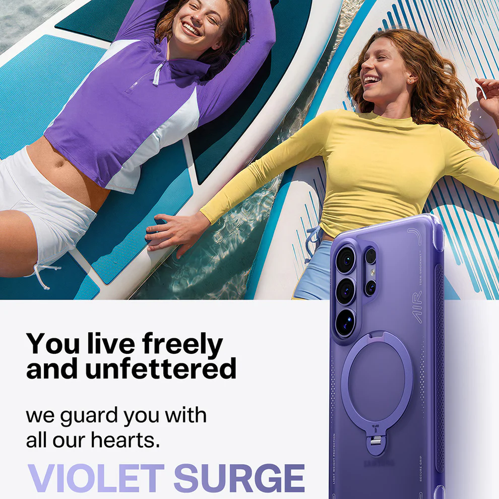 Θήκη Torras Ostand Q3 Air MagSafe Kickstand Dark Purple Samsung Galaxy S26 Ultra ΘΗΚΕΣ TORRAS Θήκη Torras Ostand Q3 Air MagSafe Kickstand Dark Purple Samsung Galaxy S26 Ultra - Image 3
