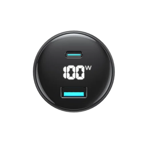 Alternative view of Havit Double Charger 1x USB QC 1x USB-C 100W Black (CC100W)