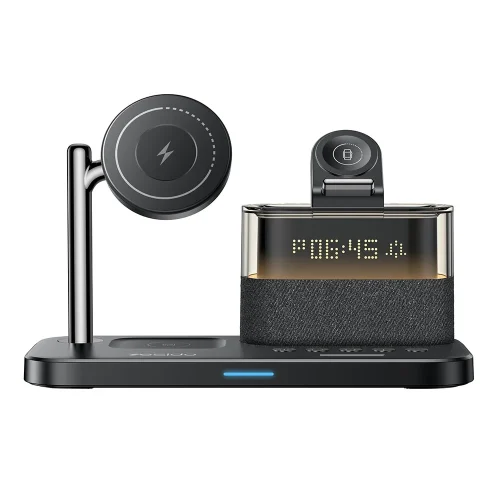 Yesido 6in1 MagSafe Wireless Charging Station With Night Light 25W (DS37)