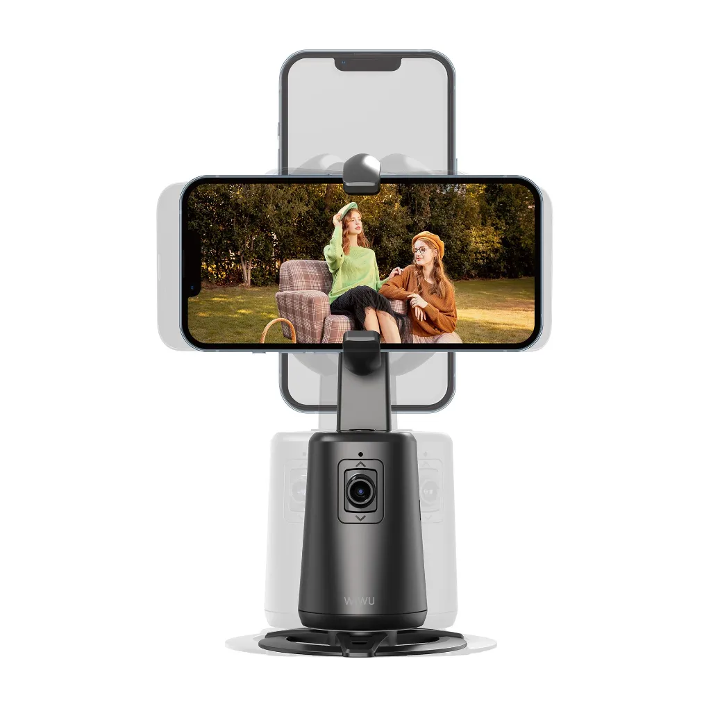WiWU 360° Camera MagSafe Stabilizer with Gimbal Black (SE010) MAGSAFE GADGETS WIWU WiWU 360° Camera MagSafe Stabilizer with Gimbal Black (SE010)