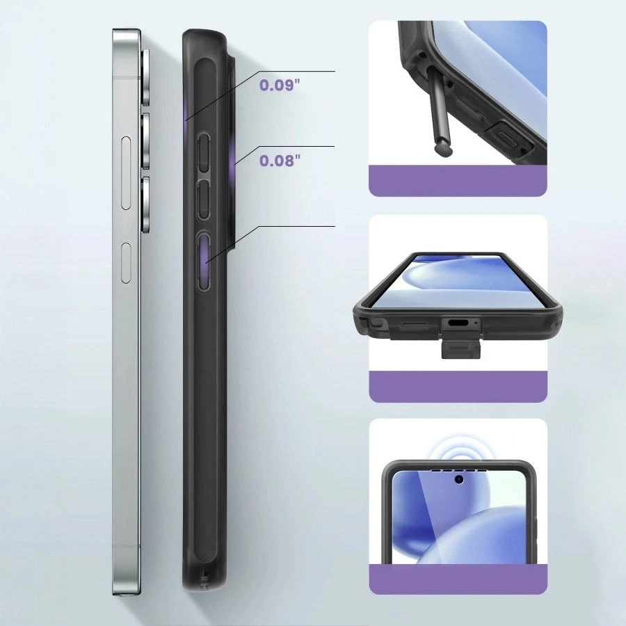 Θήκη Supcase Cosmo Mag MagSafe Frost Black Samsung Galaxy S26 Ultra ΘΗΚΕΣ SUPCASE Θήκη Supcase Cosmo Mag MagSafe Frost Black Samsung Galaxy S26 Ultra - Image 8