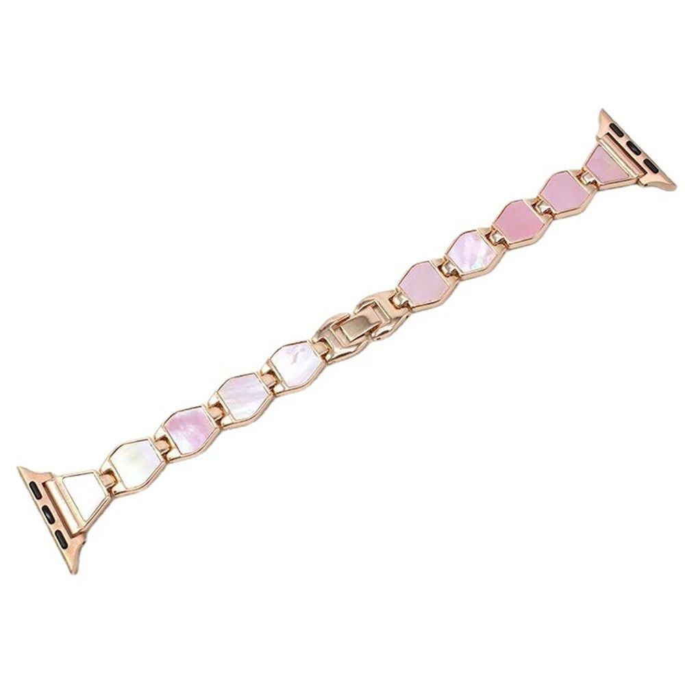Λουράκι Pastel Pearl Metal Beads Bracelet Pink Apple Watch 44/45/46/49mm APPLE WATCH Orso Λουράκι Pastel Pearl Metal Beads Bracelet Pink Apple Watch 44/45/46/49mm - Image 6