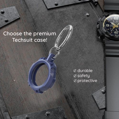 Alternative view of Θήκη Techsuit AirTag Rugged Armor Pro Black