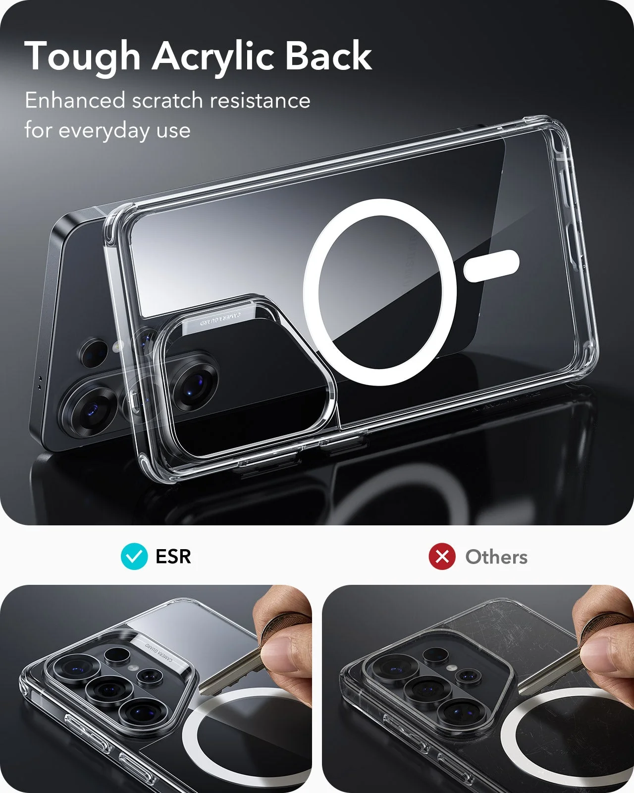 Θήκη ESR Classic Hybrid MagSafe Clear Samsung Galaxy S26 Ultra ΘΗΚΕΣ ESR Θήκη ESR Classic Hybrid MagSafe Clear Samsung Galaxy S26 Ultra - Image 4