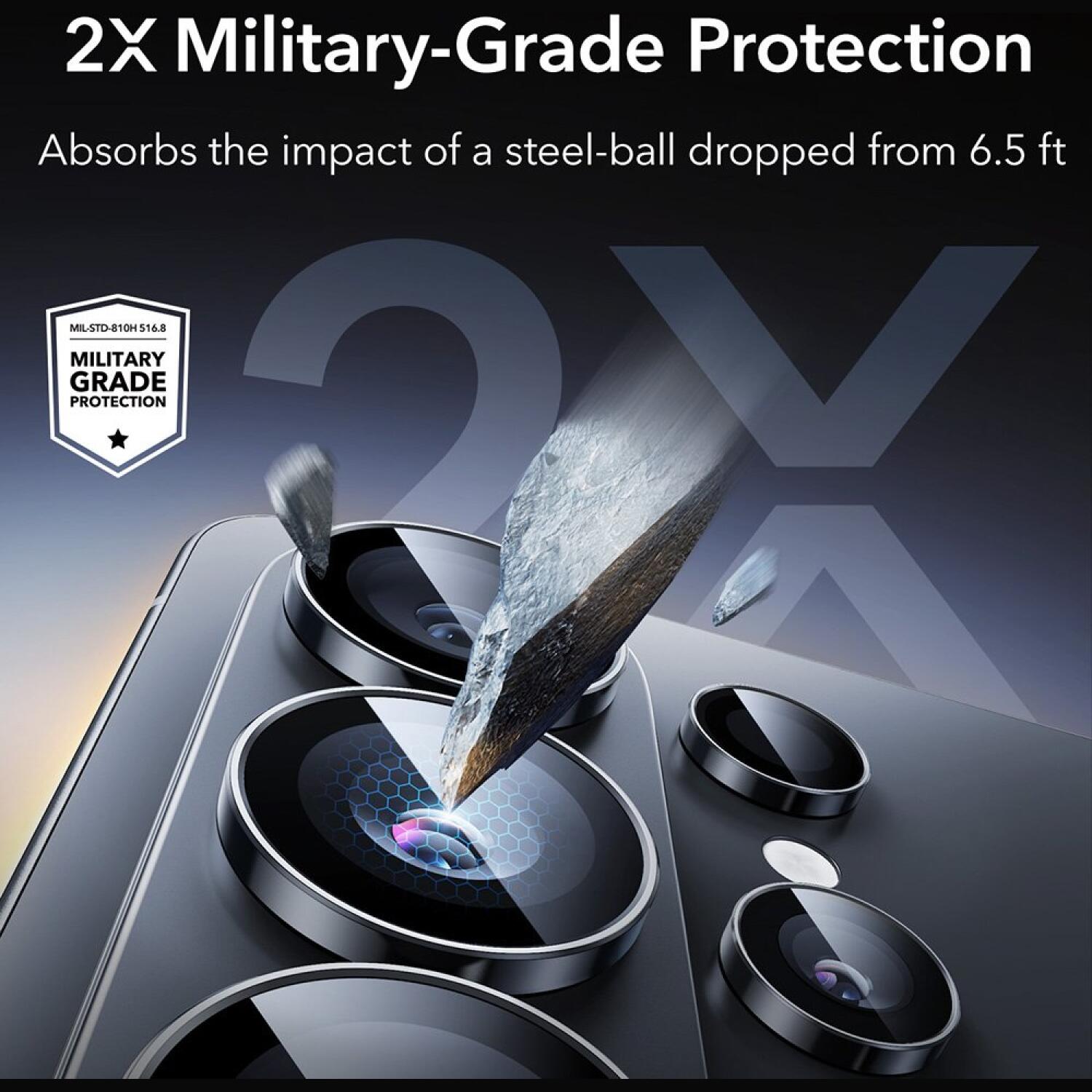 ESR Armorite Tempered Glass Camera Lens Black Samsung Galaxy S26 Ultra ΠΡΟΣΤΑΣΙΑ ΟΘΟΝΗΣ ESR ESR Armorite Tempered Glass Camera Lens Black Samsung Galaxy S26 Ultra - Image 3