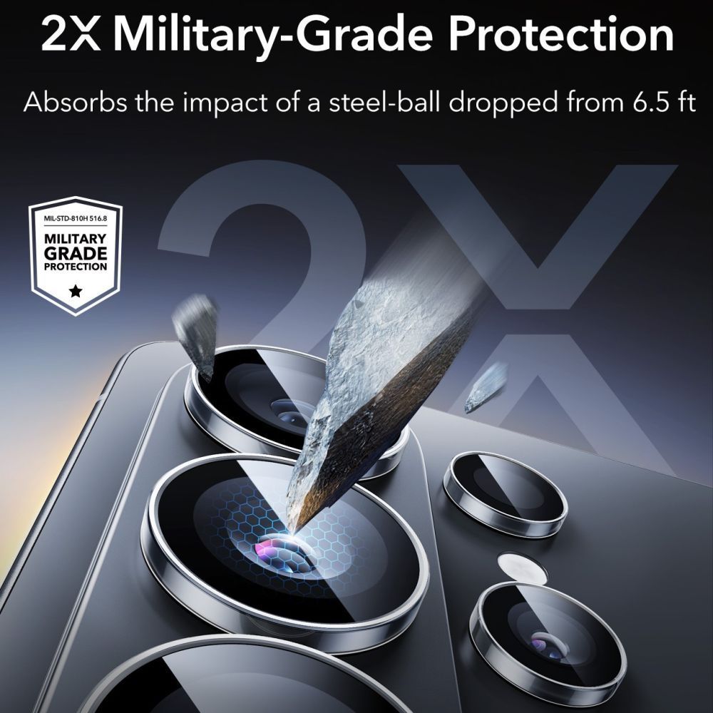 ESR Armorite Tempered Glass Camera Lens Clear Samsung Galaxy S26 Ultra ΠΡΟΣΤΑΣΙΑ ΟΘΟΝΗΣ ESR ESR Armorite Tempered Glass Camera Lens Clear Samsung Galaxy S26 Ultra - Image 5