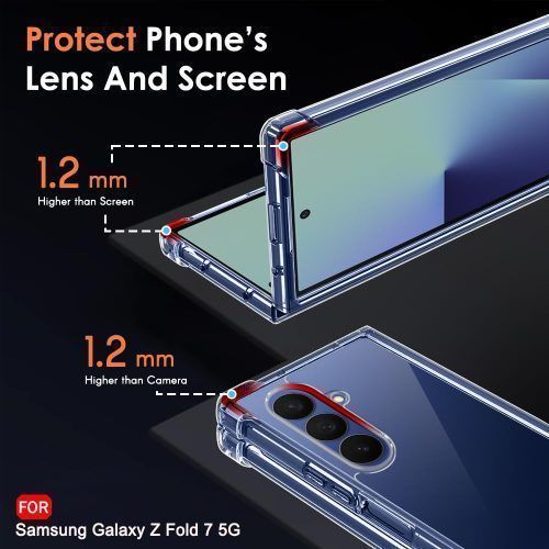 Alternative view of Θήκη Orso Perfect Clear Clear Samsung Galaxy Z Fold 8 Ultra