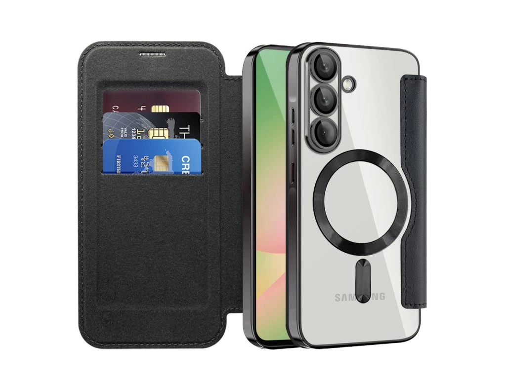 Θήκη Orso Flip Camera Protection Magsafe Bare Look Black Samsung Galaxy A37 ΘΗΚΕΣ Orso Θήκη Orso Flip Camera Protection Magsafe Bare Look Black Samsung Galaxy A37 - Image 2