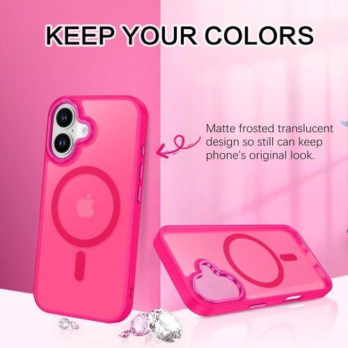 Alternative view of Θήκη Orso MagCase Focus Frosted Hot Pink iPhone 17
