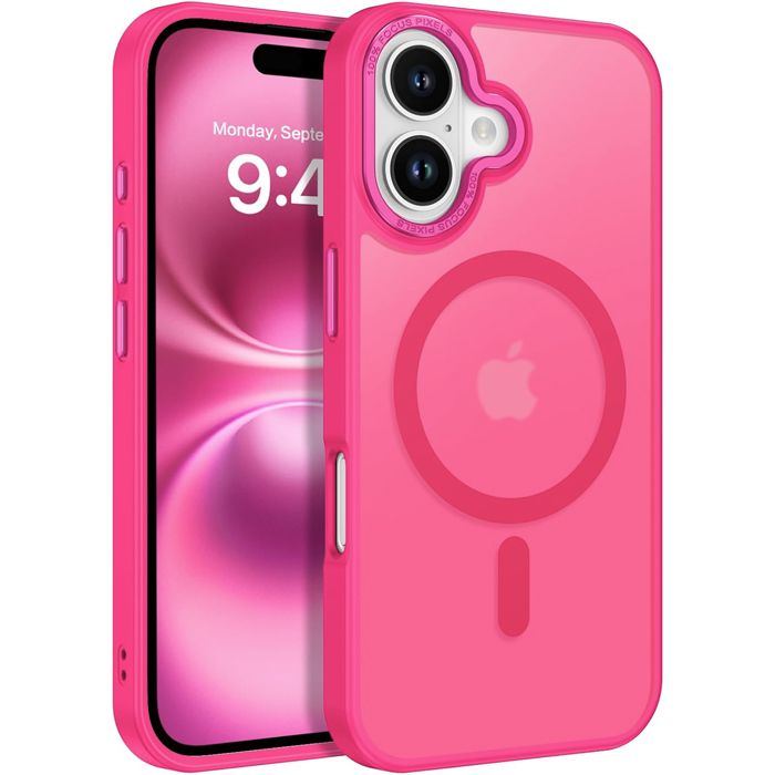 Θήκη Orso MagCase Focus Frosted Hot Pink iPhone 17 ΘΗΚΕΣ Orso Θήκη Orso MagCase Focus Frosted Hot Pink iPhone 17