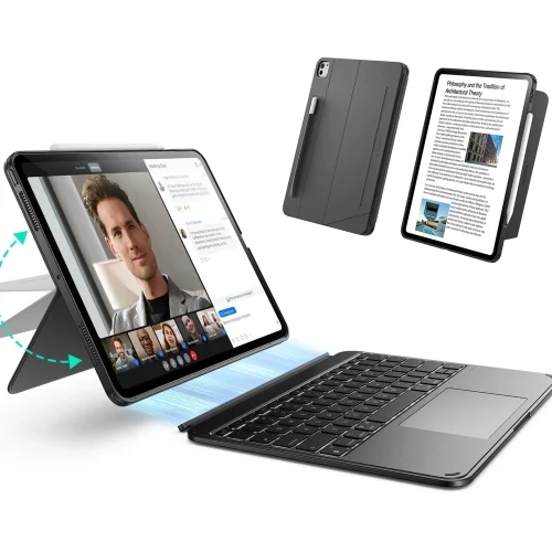 Θήκη με Πληκτρολόγιο ESR Shift Detachable Keyboard Dark Grey iPad Pro 11 2024/2025