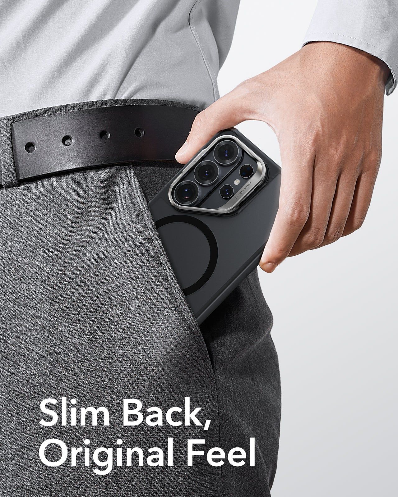 Θήκη ESR Classic Hybrid with Stash Stand HaloLock MagSafe Frosted Black Samsung Galaxy S26 Ultra ΘΗΚΕΣ ESR Θήκη ESR Classic Hybrid with Stash Stand HaloLock MagSafe Frosted Black Samsung Galaxy S26 Ultra - Image 7