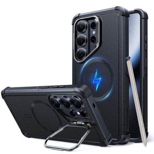 Θήκη ESR Cyber Tough with Stash Stand Magsafe Black Samsung Galaxy S26 Ultra ΘΗΚΕΣ ESR Θήκη ESR Cyber Tough with Stash Stand Magsafe Black Samsung Galaxy S26 Ultra