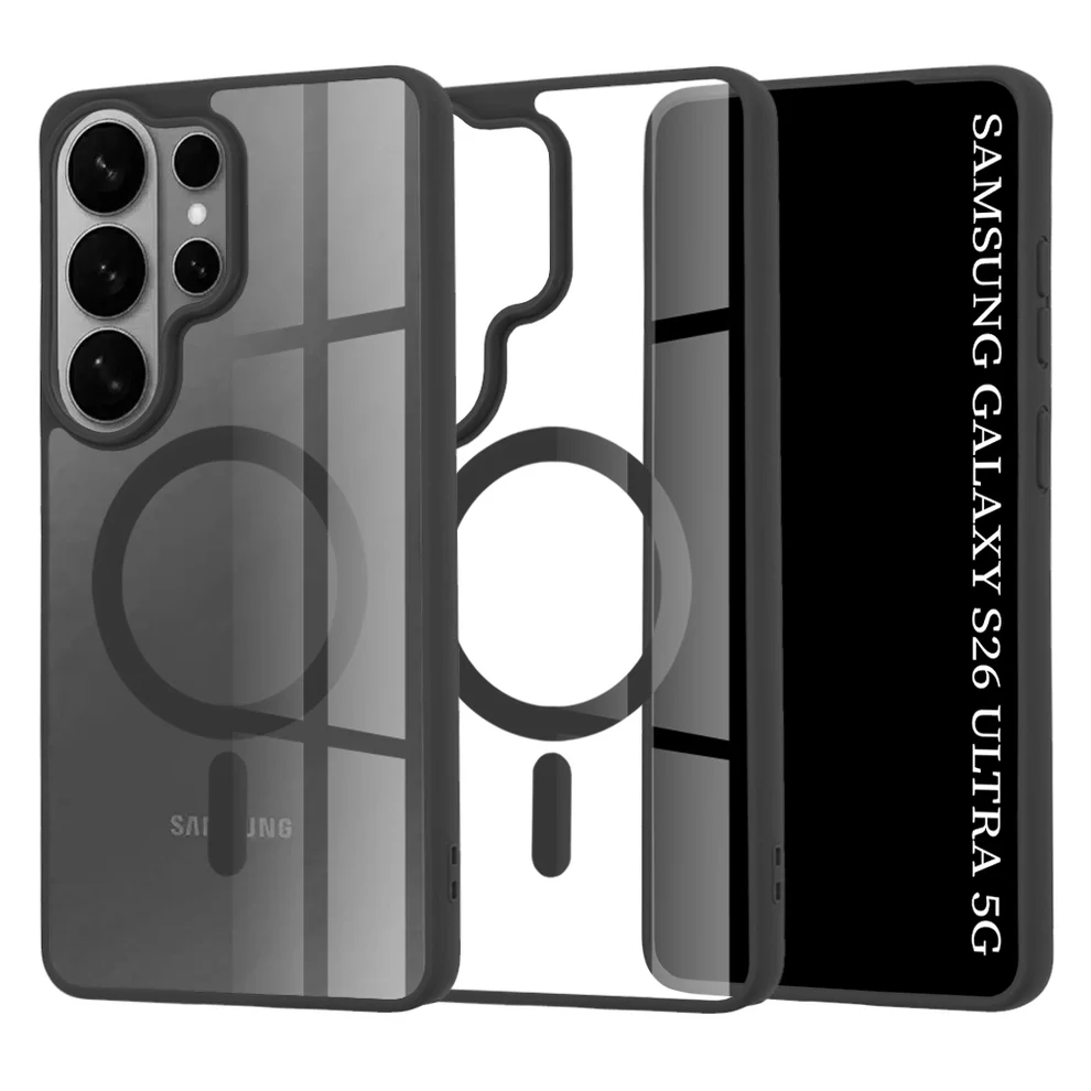 Θήκη Orso Classic MagSafe Clear Black Samsung Galaxy S26 Ultra ΘΗΚΕΣ Orso Θήκη Orso Classic MagSafe Clear Black Samsung Galaxy S26 Ultra