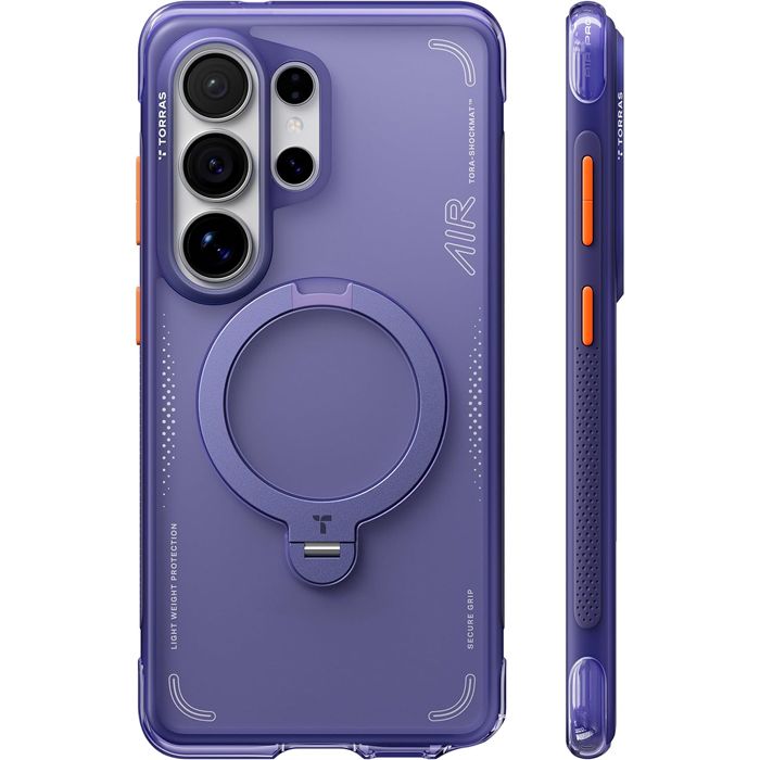 Θήκη Torras Ostand Q3 Air MagSafe Kickstand Dark Purple Samsung Galaxy S26 Ultra ΘΗΚΕΣ TORRAS Θήκη Torras Ostand Q3 Air MagSafe Kickstand Dark Purple Samsung Galaxy S26 Ultra