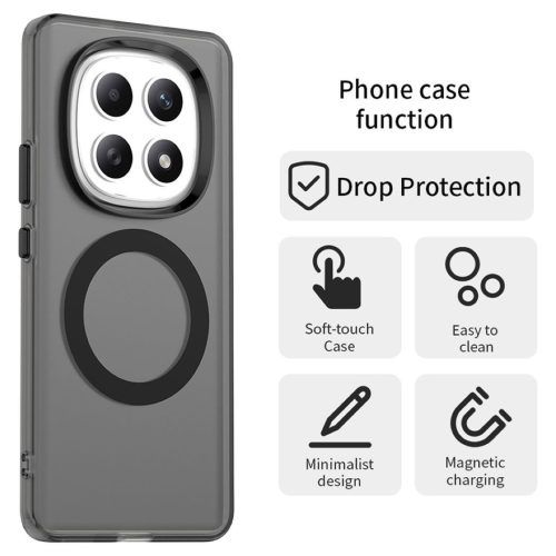 Alternative view of Θήκη MagCase Frosted Black Poco M8 5G