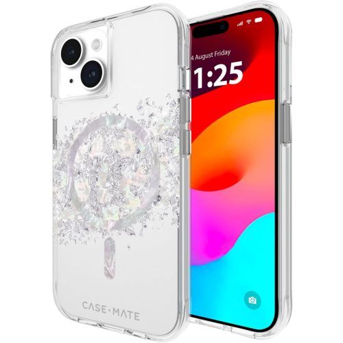 Θήκη Case-Mate Touch of Pearl Clear Magsafe iPhone 15/14/13 ΘΗΚΕΣ Case-Mate Θήκη Case-Mate Touch of Pearl Clear Magsafe iPhone 15/14/13
