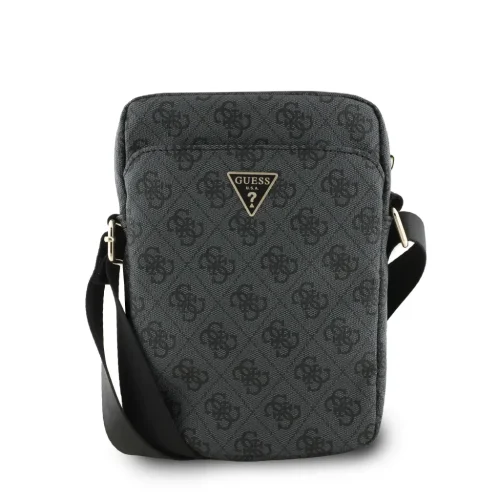 Τσάντα Guess Crossbody Triangle Logo 8″ Black