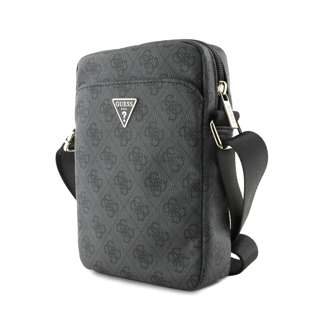 Τσάντα Guess Crossbody Triangle Logo 8″ Black GADGETS Guess Τσάντα Guess Crossbody Triangle Logo 8″ Black - Image 3