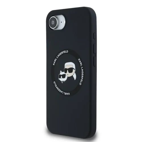 Alternative view of Θήκη Karl Lagerfeld Liquid Silicone Karl&Choupette Ring MagSafe Black iPhone 16e/17e