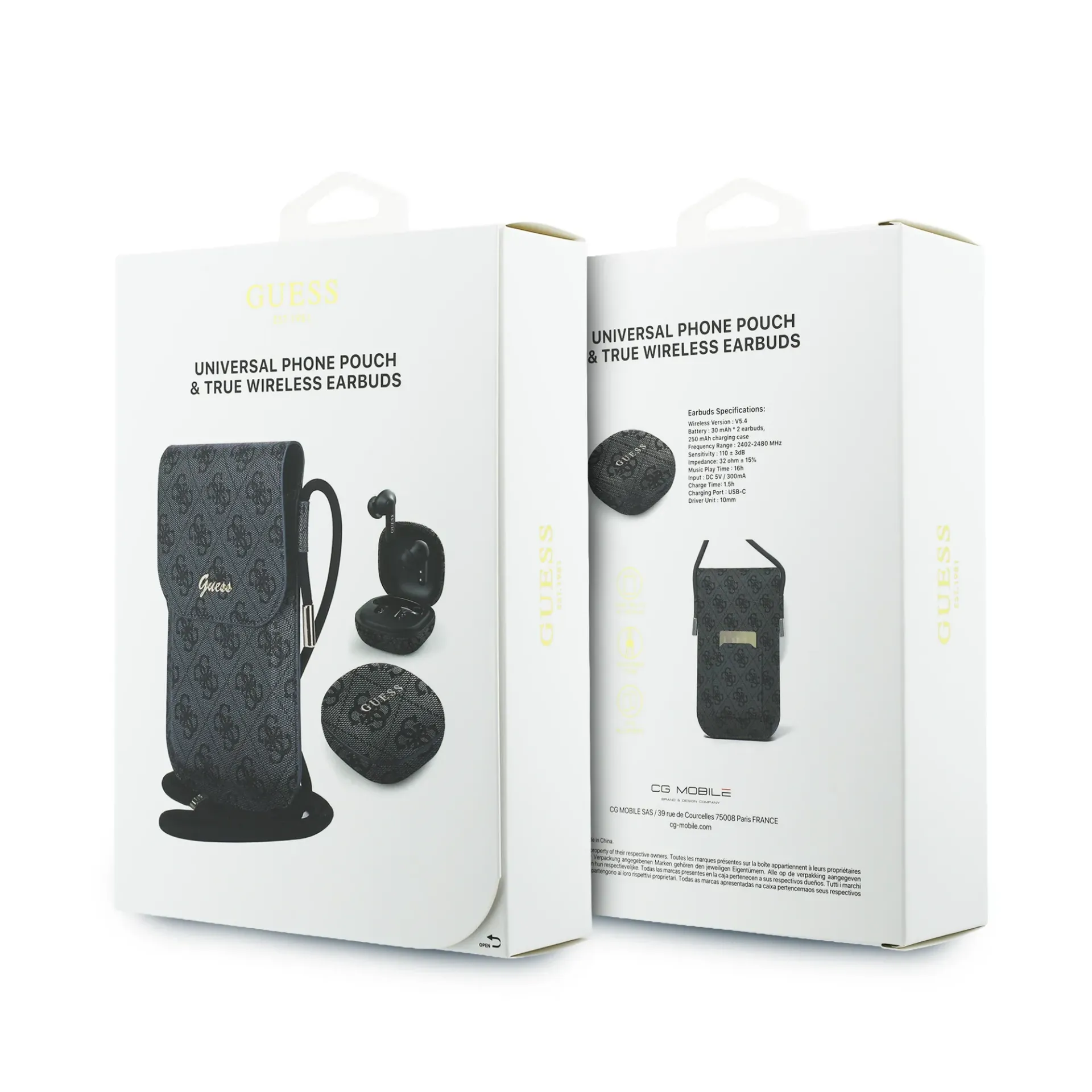 Guess Wireless Earbuds TWS and Crossbody Bag Black ΑΚΟΥΣΤΙΚΑ-BLUETOOTH Guess Guess Wireless Earbuds TWS and Crossbody Bag Black - Image 6