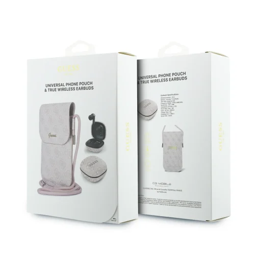 Alternative view of Guess Wireless Earbuds TWS and Crossbody Bag Pink