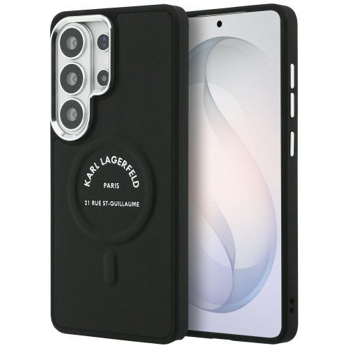 Θήκη Karl Lagerfeld Embossed Ring RSG Logo MagSafe Black Samsung Galaxy S26 Ultra ΘΗΚΕΣ KARL LAGERFELD Θήκη Karl Lagerfeld Embossed Ring RSG Logo MagSafe Black Samsung Galaxy S26 Ultra