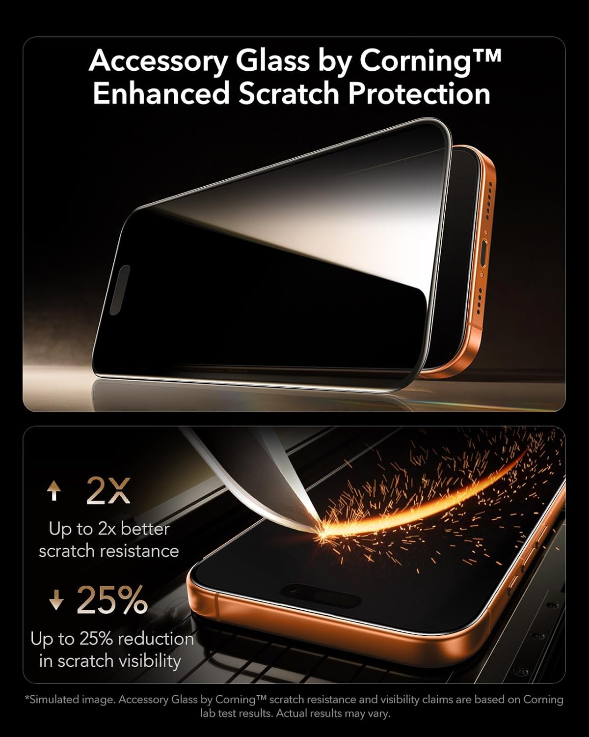 ESR UltraFit Armorite Pro Tempered Glass Privacy iPhone 17/16 Pro (3-Pack) ΠΡΟΣΤΑΣΙΑ ΟΘΟΝΗΣ ESR ESR UltraFit Armorite Pro Tempered Glass Privacy iPhone 17/16 Pro (3-Pack) - Image 4