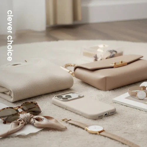 Alternative view of Θήκη Crong Color Cover MagSafe Stone Beige iPhone 17 Pro Max
