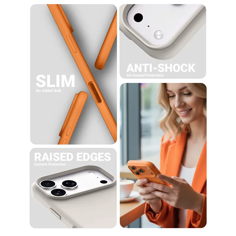 Θήκη Crong Color Cover MagSafe Stone Beige iPhone 17 Pro Max ΘΗΚΕΣ Crong Θήκη Crong Color Cover MagSafe Stone Beige iPhone 17 Pro Max - Image 3