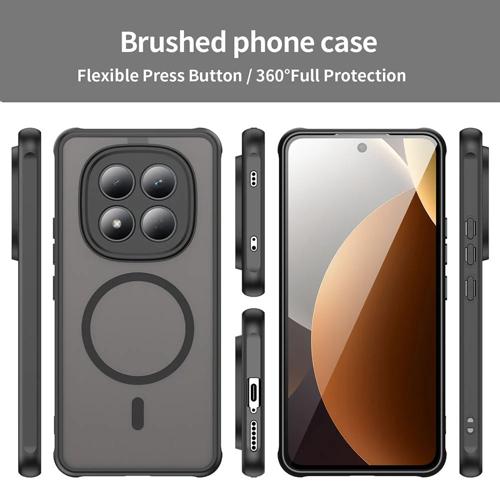 Θήκη Techsuit HaloFrost II Frosted Black Xiaomi Redmi Note 15 Pro 4G ΘΗΚΕΣ Techsuit Θήκη Techsuit HaloFrost II Frosted Black Xiaomi Redmi Note 15 Pro 4G - Image 2
