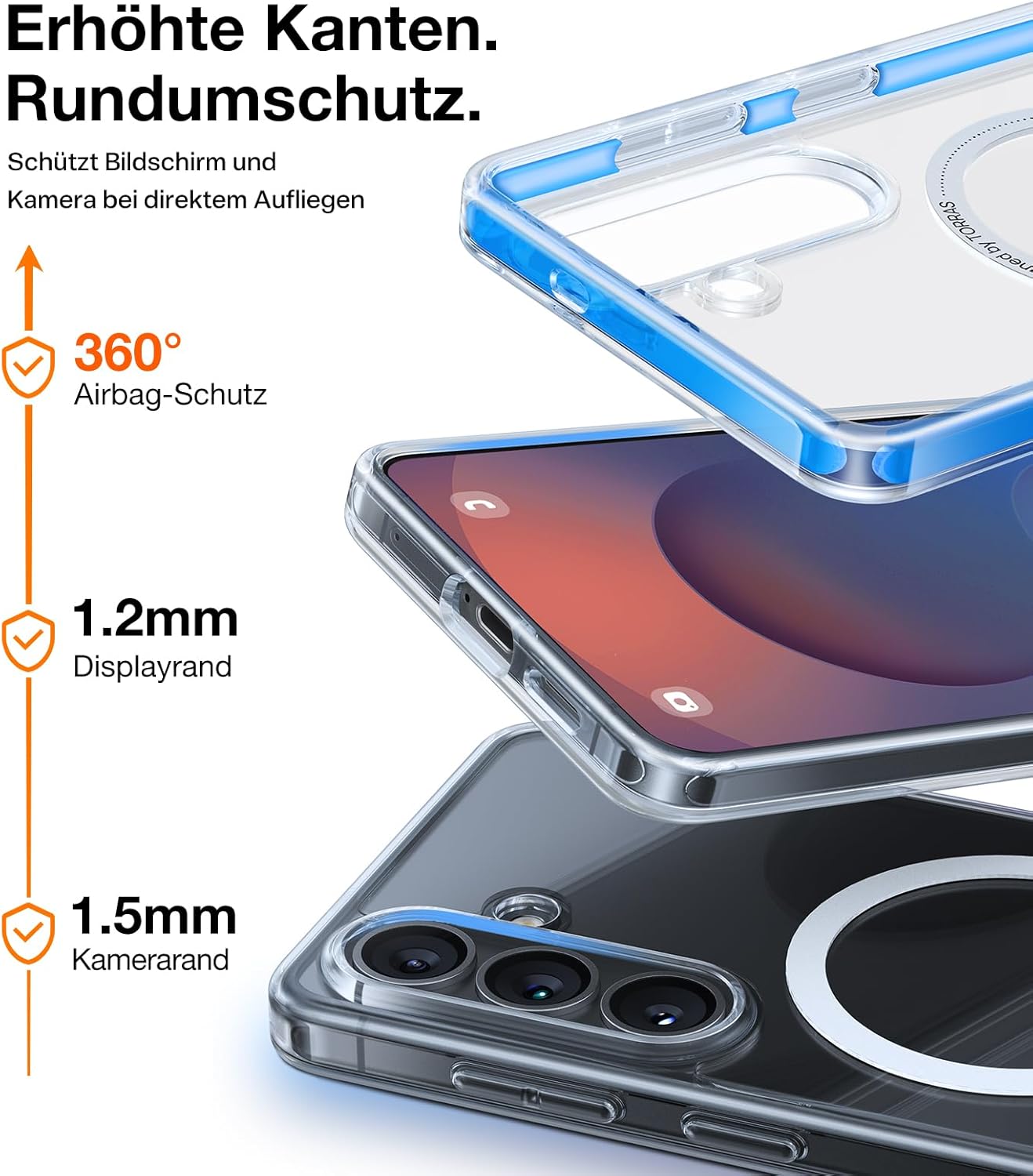 Θήκη Torras Guardian MagSafe Clear Samsung Galaxy S26 Plus ΘΗΚΕΣ TORRAS Θήκη Torras Guardian MagSafe Clear Samsung Galaxy S26 Plus - Image 5