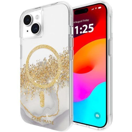 Θήκη Case-Mate Karat Clear Gold Magsafe iPhone 15/14/13 ΘΗΚΕΣ Case-Mate Θήκη Case-Mate Karat Clear Gold Magsafe iPhone 15/14/13