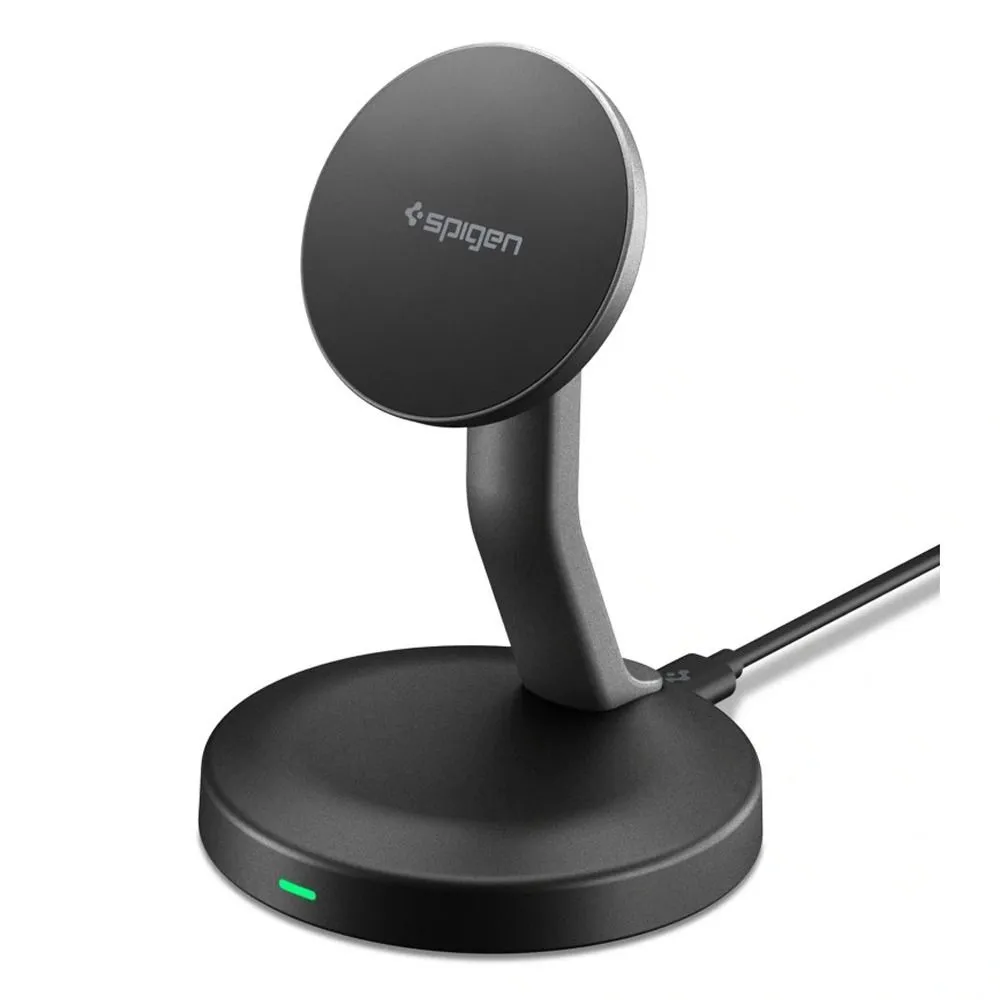 Spigen Essential Magnetic MagSafe Wireless Charger 15W Black (EF151MS) ΑΞΕΣΟΥΑΡ MAGSAFE Spigen Spigen Essential Magnetic MagSafe Wireless Charger 15W Black (EF151MS) - Image 8