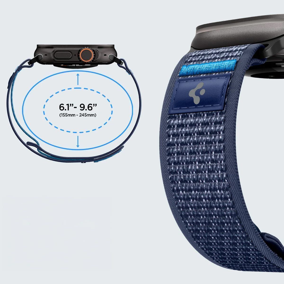 Λουράκι Spigen Athlex Air 2 Fabric Blue Apple Watch 44/45/46/49mm APPLE WATCH Spigen Λουράκι Spigen Athlex Air 2 Fabric Blue Apple Watch 44/45/46/49mm - Image 10