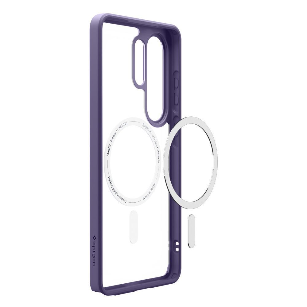 Θήκη Spigen Ultra Hybrid Mag Clear Deep Purple Samsung Galaxy S26 Ultra ΘΗΚΕΣ Spigen Θήκη Spigen Ultra Hybrid Mag Clear Deep Purple Samsung Galaxy S26 Ultra - Image 11