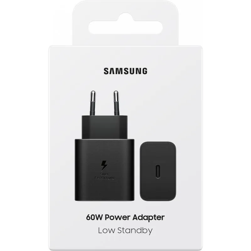 Samsung Fast Travel Charger GaN 60W USB-C Black ΑΞΕΣΟΥΑΡ Samsung Original Samsung Fast Travel Charger GaN 60W USB-C Black
