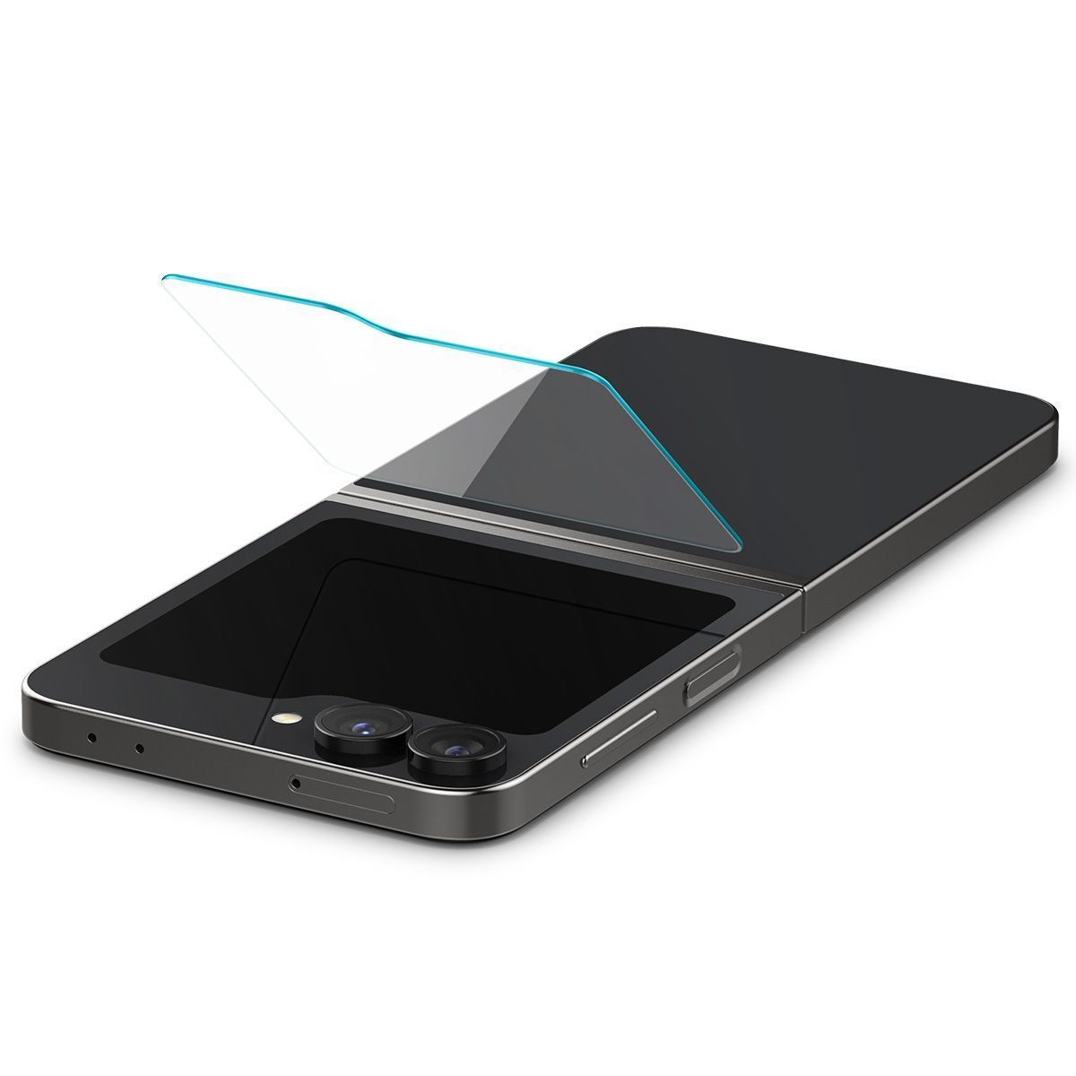 Spigen GLAS.tR EZ Fit HD Tempered Glass Samsung Galaxy Z Flip 5/6/7 FE (2-Pack) ΠΡΟΣΤΑΣΙΑ ΟΘΟΝΗΣ Spigen Spigen GLAS.tR EZ Fit HD Tempered Glass Samsung Galaxy Z Flip 5/6/7 FE (2-Pack) - Image 9